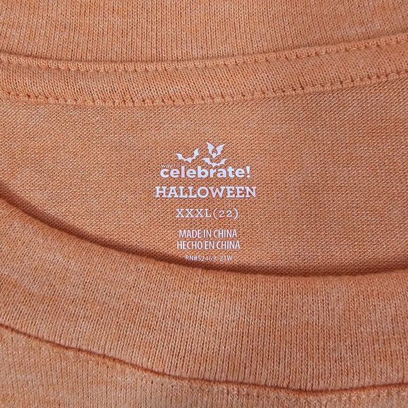 HAPPY Halloween Pumpkin Graphic Long Sleeve T-Shirt – Various Sizes - Picture 10 of 16